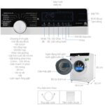 Máy giặt Midea MFK95-1401WK Inverter 9.5kg - Ảnh 3