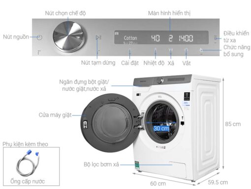 thong so ky thuat May Giat Samsung WW10TP44DSHSV Inverter 10Kg