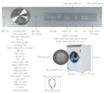 Máy giặt Samsung WW12CGP44DSH/SV Inverter 12kg - Ảnh 3