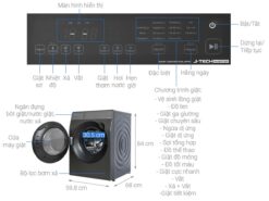 thong so ky thuat May Giat Sharp ES FK1252PV S 12.5Kg Inverter