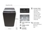 Máy giặt Sharp ES-Y100HV-S 10kg - Ảnh 2