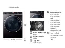 thong so ky thuat May giat Aqua AW12 B4959U1KB Inverter 12 kg 2
