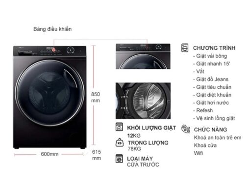 thong so ky thuat May giat Aqua AW12 B4959U1KB Inverter 12 kg 2