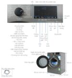Máy giặt Beko WCV10648XSTM 10kg Inverter - Ảnh 2