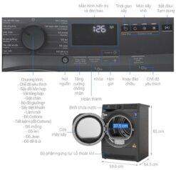 thong so ky thuat May say quan ao Electrolux EDH803J5SC 8Kg