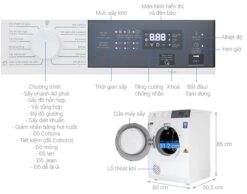 thong so ky thuat May say quan ao Electrolux EDS904H3WC 9Kg