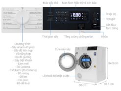 thong so ky thuat May say quan ao Electrolux EDV804H3WC 8Kg