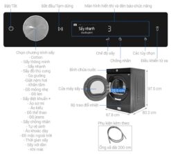 thong so ky thuat May say quan ao Samsung DV17B9750CVSV Bespoke 17Kg