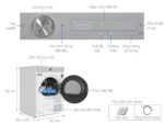 Máy sấy quần áo Samsung DV90BB9440GHSV 9Kg - Ảnh 3