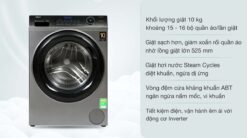 tinh nang May Giat Aqua AQD A1000G.S Inverter 10 Kg