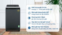 tinh nang May Giat Aqua AQW DR105JT.BK Inverter 10.5kg