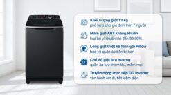 tinh nang May Giat Aqua AQW DR120HT.BK Inverter 12kg