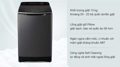 tinh nang May Giat Aqua AQW DR130UGT.PS Inverter 13 Kg