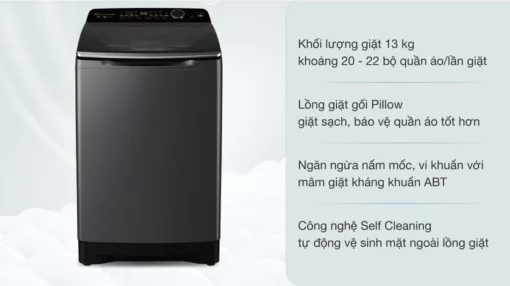tinh nang May Giat Aqua AQW DR130UGT.PS Inverter 13 Kg