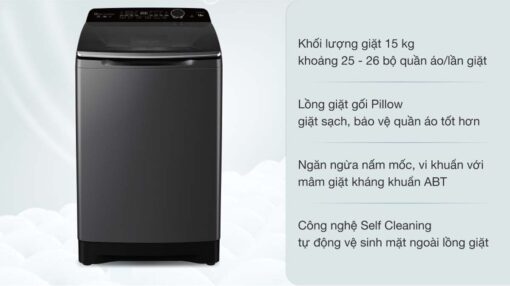 tinh nang May Giat Aqua AQW DR150UGT.PS Inverter 15 Kg