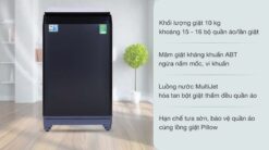 tinh nang May Giat Aqua AQW F100GT.BK 10Kg