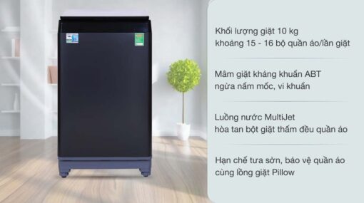 tinh nang May Giat Aqua AQW F100GT.BK 10Kg