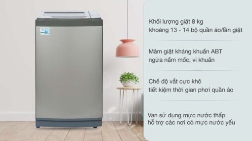 tinh nang May Giat Aqua AQW KS80GT.S 8 Kg
