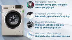 tinh nang May Giat Midea MFC90 D1401 Long Ngang Giat 9Kg Say 6Kg