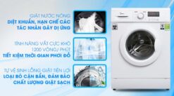 tinh nang May Giat Midea MFD80 1208 Long Ngang 8Kg