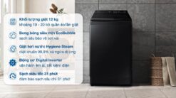 tinh nang May Giat Samsung WA12CG5886BVSV Inverter 12Kg