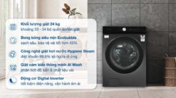 tinh nang May Giat Samsung WF24B9600KVSV Bespoke Inverter 24Kg