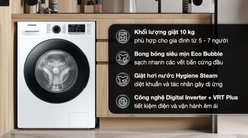 tinh nang May Giat Samsung WW10TA046AESV Inverter 10Kg 9