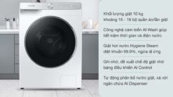 tinh nang May Giat Samsung WW10TP44DSHSV Inverter 10Kg
