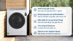 tinh nang May Giat Samsung WW12CGP44DSHSV Inverter 12Kg