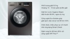 tinh nang May Giat Samsung WW95TA046AXSV Inverter 95Kg