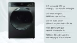 tinh nang May Giat Sharp ES FK1252SV G 12.5Kg Inverter