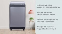 tinh nang May Giat Sharp ES X95HV S Inverter 9.5 Kg