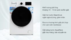 Máy giặt Beko WCV8649XWST 8kg Inverter