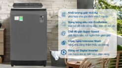 tinh nang May giat Samsung WA10CG5745BDSV Inverter 10.5Kg