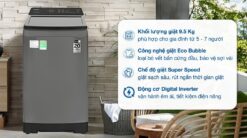 tinh nang May giat Samsung WA95CG4545BDSV Inverter 95 kg