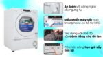 Máy sấy quần áo Candy CS C8LF-S 8Kg - Ảnh 2