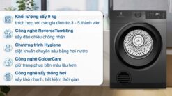 tinh nang May say quan ao Electrolux EDV904N3SC 9Kg