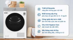 tinh nang May say quan ao Samsung DV90BB9440GHSV bom nhiet 9Kg 1