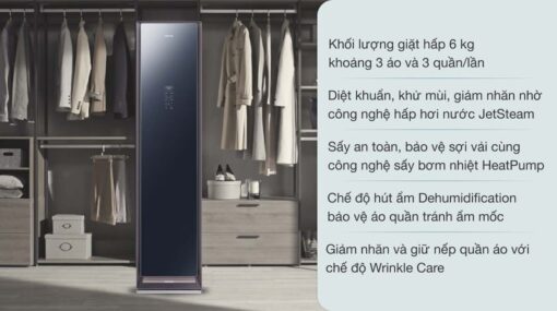 tinh nang Tu Say Cham Soc Quan Ao Samsung DF60R8600CGSV