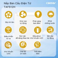 tinh nang cua Nap bon cau thong minh CAESAR TAF512H 2