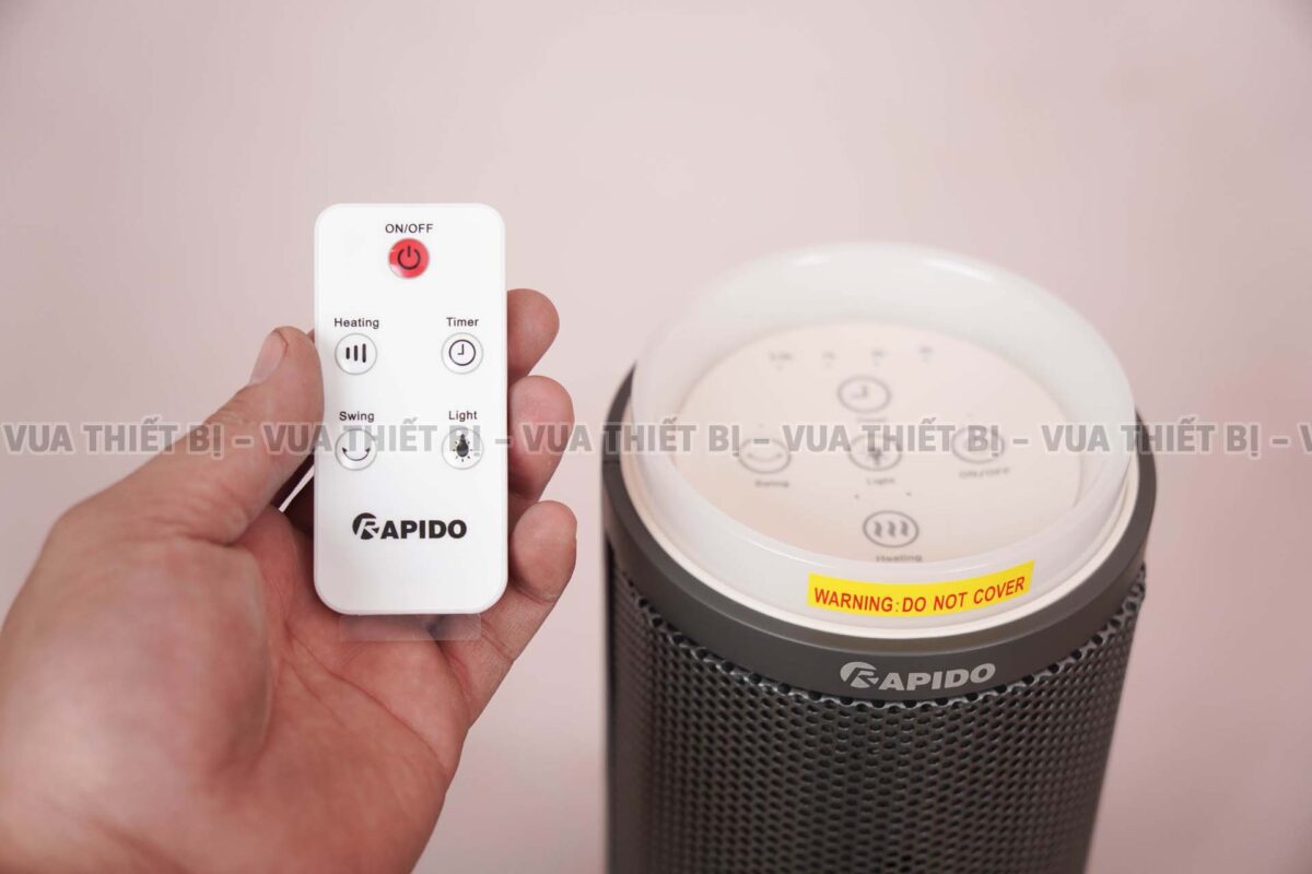 Máy sưởi gốm Rapido RCH-2000SDB đặt sàn - Ảnh 3