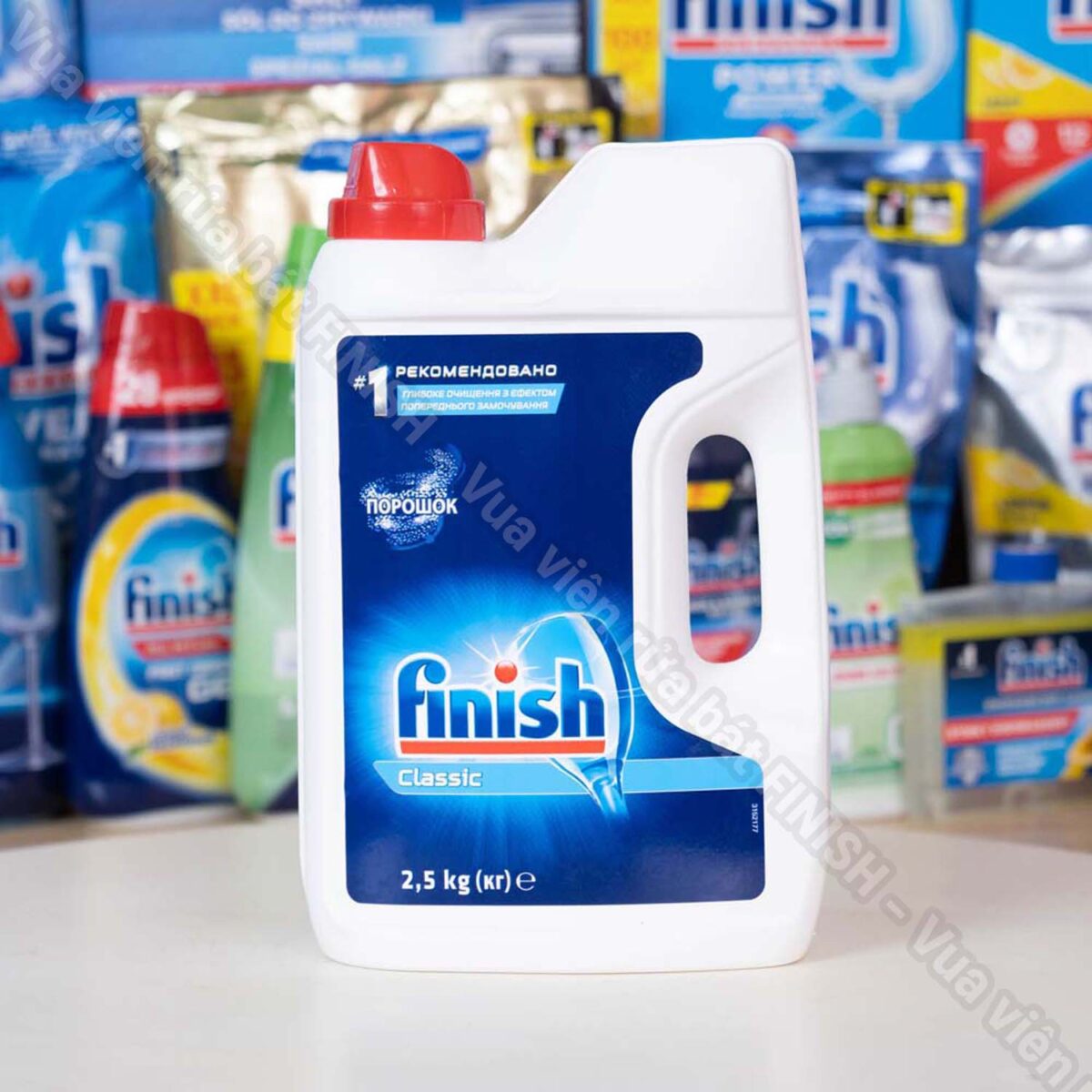 Bột rửa bát FINISH Powder Classic 2.5kg 1.2kg 1kg - Ảnh 5