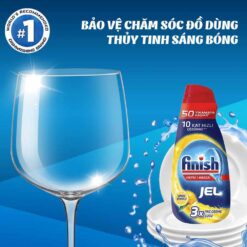 Gel rua bat FINISH All in 1 chai 1000ml huong chanh 4