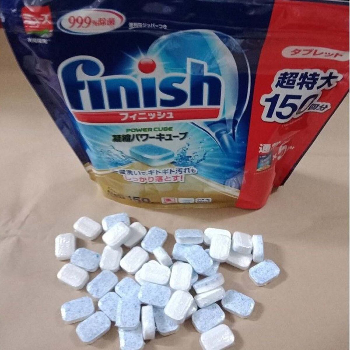 Viên rửa bát FINISH Nhật túi 150 / 100 viên - Ảnh 8