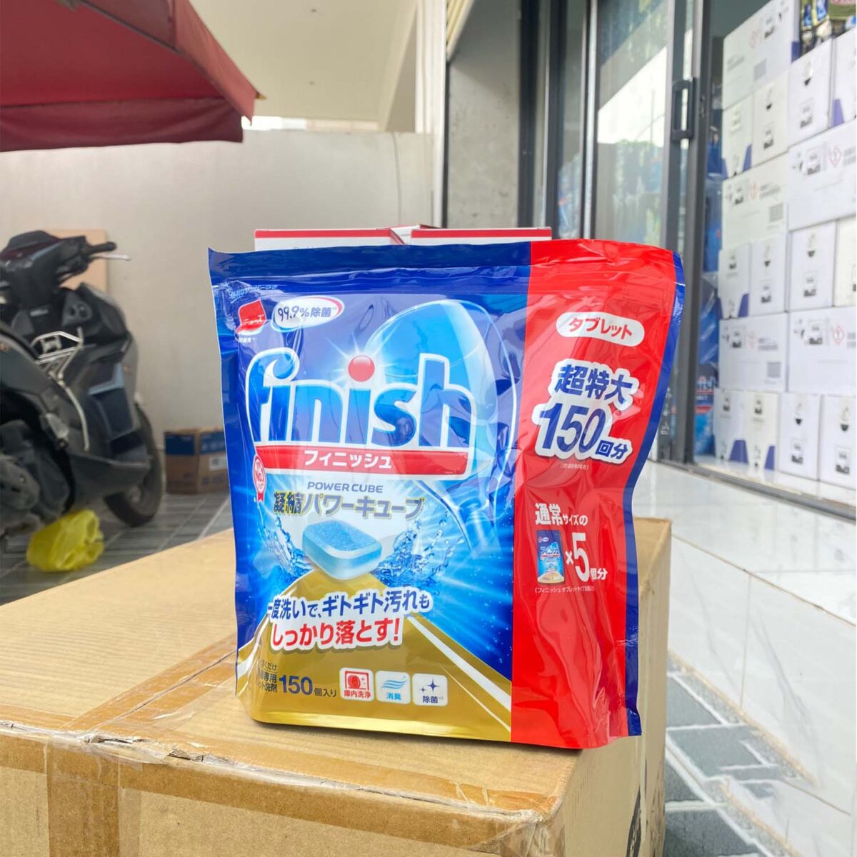 Viên rửa bát FINISH Nhật túi 150 / 100 viên - Ảnh 9