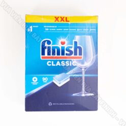 Hình ảnh thực tế Viên rửa bát FINISH classic hộp 90 viên (1)