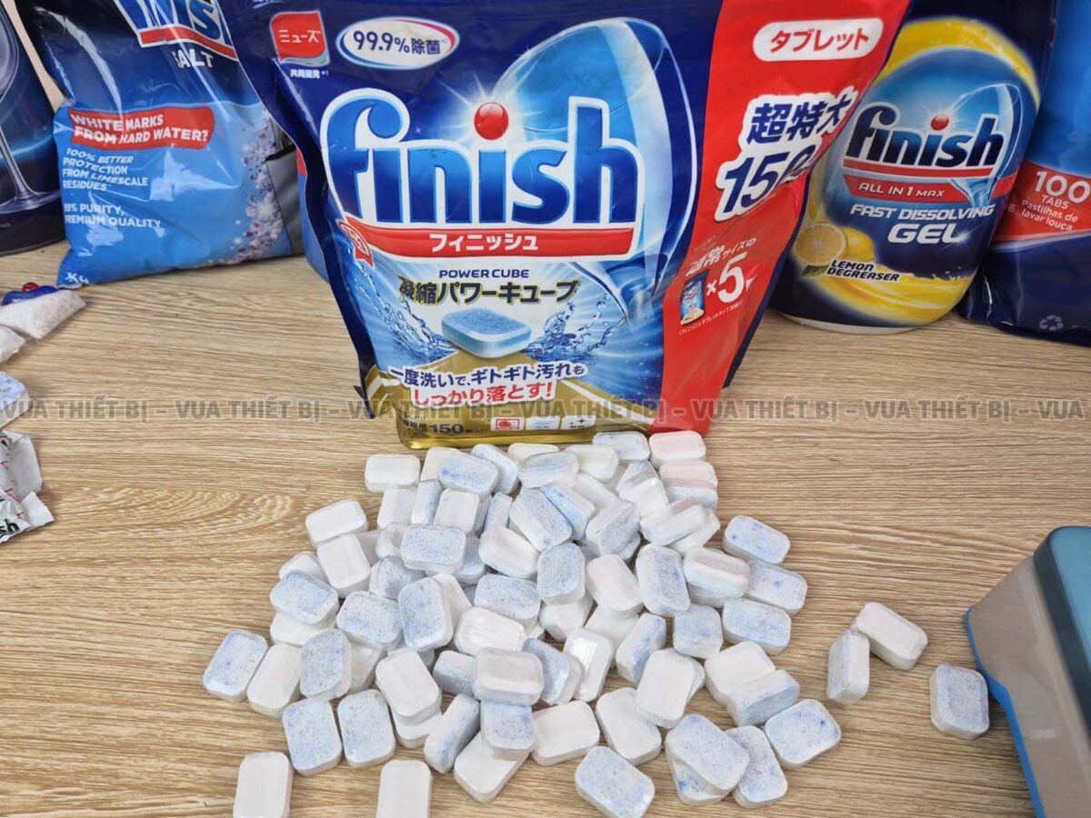 Viên rửa bát FINISH Nhật túi 150 / 100 viên - Ảnh 12