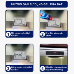 Huong dan su dung Gel rua bat FINISH Power All in 1 max chai 650ml