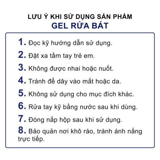 Luu y su dung Gel rua bat FINISH Power All in 1 chai 1000ml