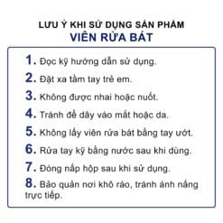 Luu y su dung Hinh anh thuc te Vien rua bat FINISH Ultimate Plus All in 1 tui 33 vien